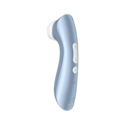 SATISFYER - PRO 2+ SUCCIONADOR DE CLÍTORIS CON VIBRACIÓN AZUL