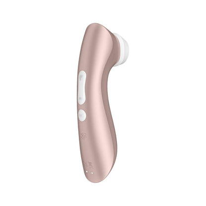 SATISFYER - PRO 2+ CLITORIS SUCKER WITH VIBRATION ROSE GOLD