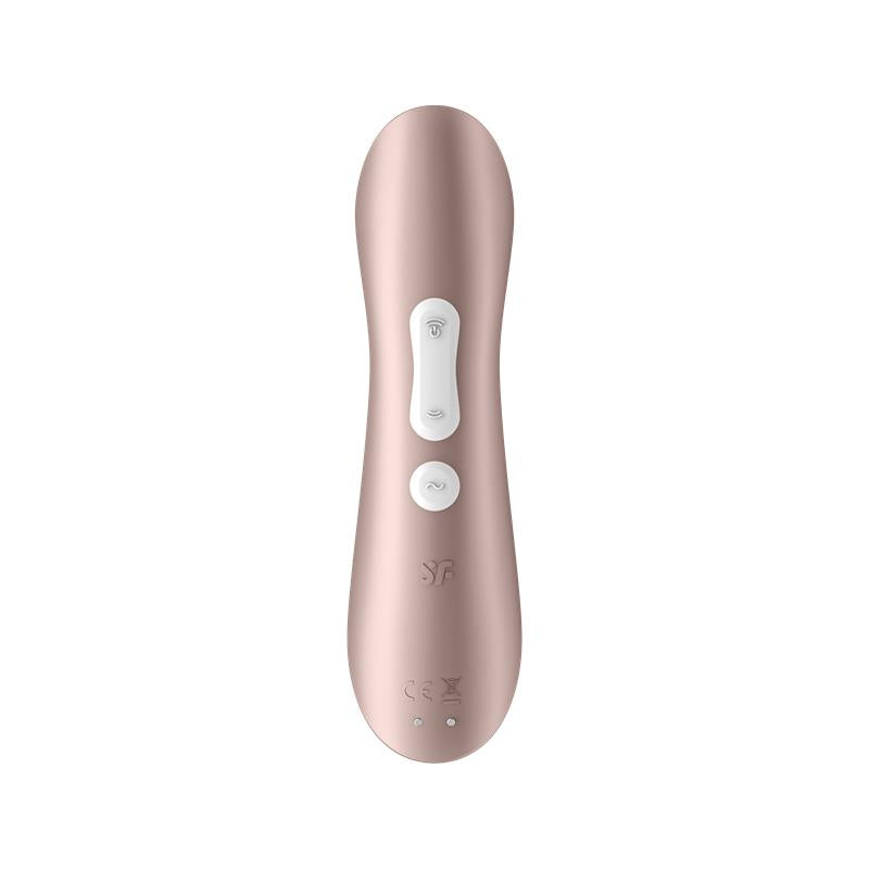 SATISFYER - PRO 2+ CLITORIS SUCKER WITH VIBRATION ROSE GOLD
