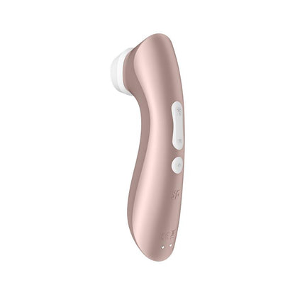 SATISFYER - PRO 2+ CLITORIS SUCKER WITH VIBRATION ROSE GOLD