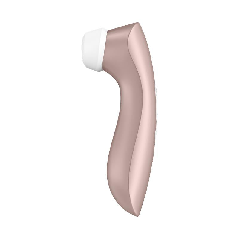 SATISFYER - PRO 2+ CLITORIS SUCKER WITH VIBRATION ROSE GOLD