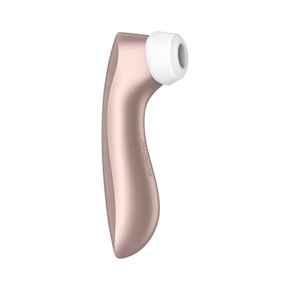 SATISFYER - PRO 2+ CLITORIS SUCKER WITH VIBRATION ROSE GOLD