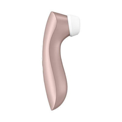 SATISFYER - PRO 2+ CLITORIS SUCKER WITH VIBRATION ROSE GOLD
