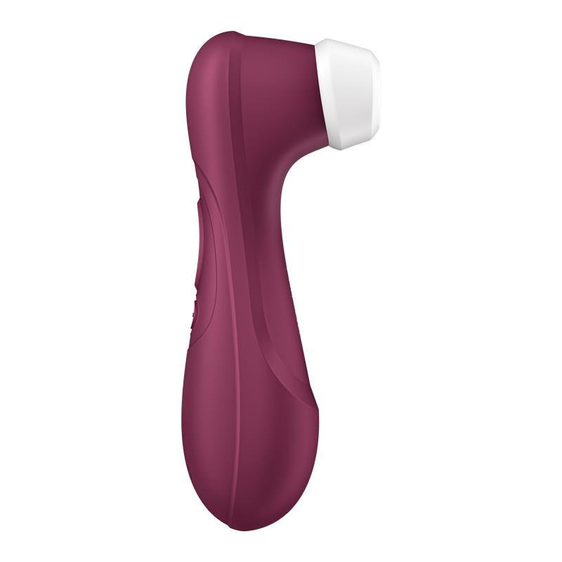 SATISFYER - PRO 2 GEN 3 LIQUID AIR TECHNOLOGY SUCTION AND VIBRATION WINE RED
