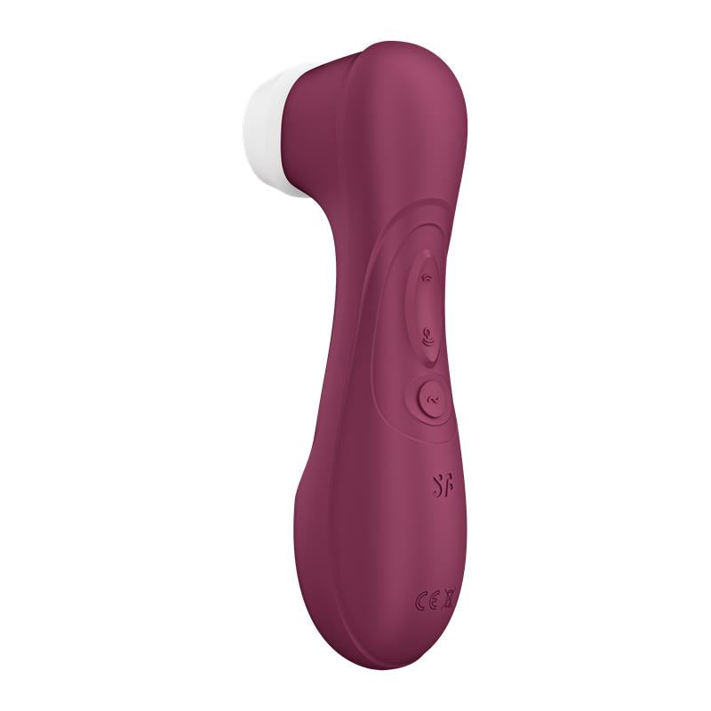 SATISFYER - PRO 2 GENE 3 LIQUID AIR TECHNOLOGY SUCTION AND VIBRATION APP CONNECT WINE RED