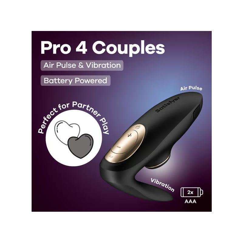 SATISFYER - PRO 4 COUPLES SÉRIE À PILES