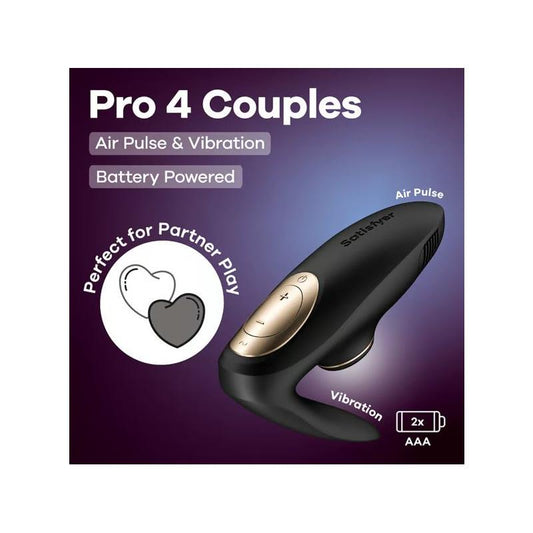 SATISFYER - PRO 4 COUPLES BETTERY SERIES
