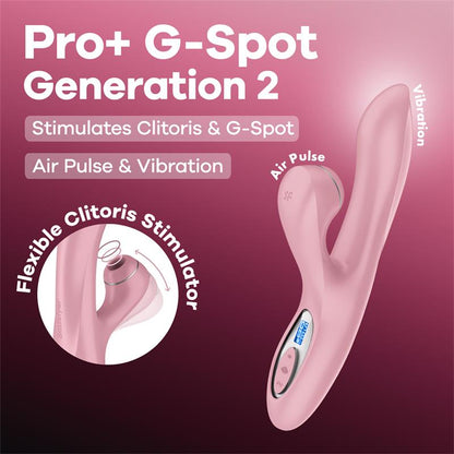 SATISFYER - PRO+ G-SPOT GENERATION 2 ROSE