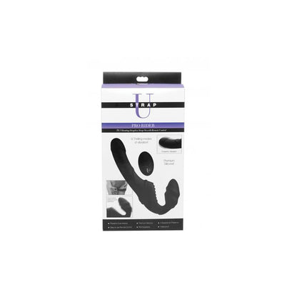 STRAP U - PRO RIDER STRAPLESS STRAP-ON VIBRATOR BLACK