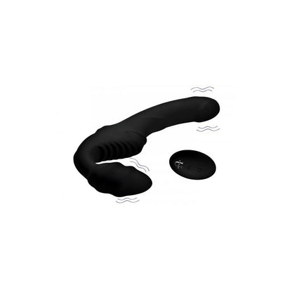 STRAP U - PRO RIDER STRAPLESS STRAP-ON VIBRATOR BLACK
