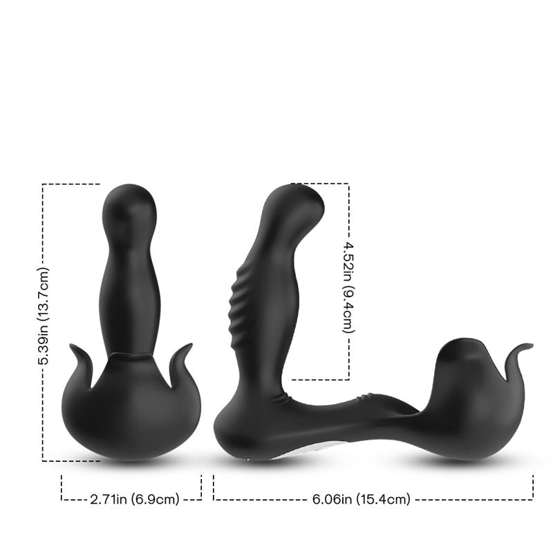 URBAN SKY - PROSTATE MASSAGER 360° ROTATION TESTICLES STIMULATOR