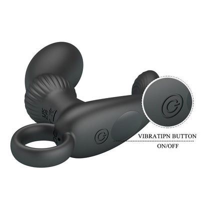 PRETTY LOVE - CAYLA ANAL VIBRATOR MASSAGER BLACK
