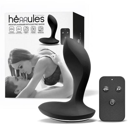INTOYOU - PROSTATE MASSAGER WITH ELECTRIC SHOCK AND VIBRATION AND REMOTE CONTROL