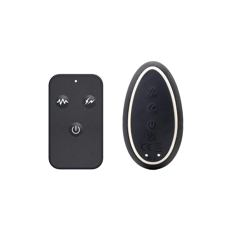 INTOYOU - PROSTATE MASSAGER WITH ELECTRIC SHOCK AND VIBRATION AND REMOTE CONTROL