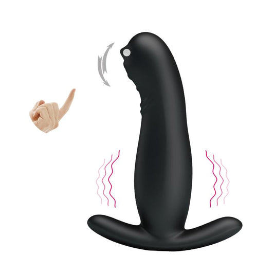 MR PLAY - PROSTATE MASSAGER WITH TICLING BEADS AND VIBRATION