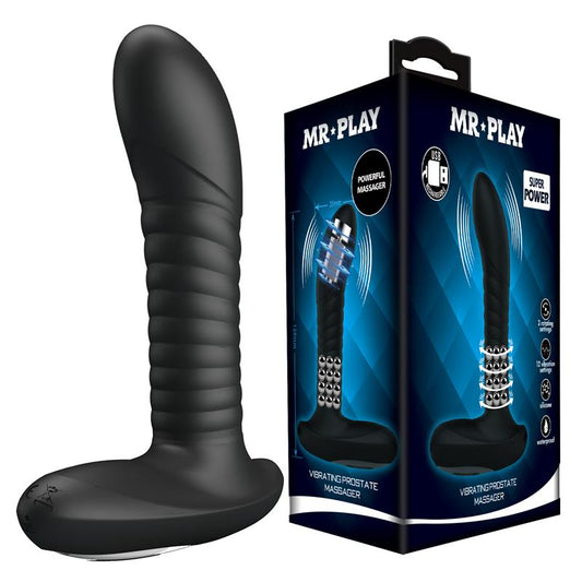 MR PLAY - PROSTATE MASSAGER WITH VIBRATION AND ROTATING BALLS