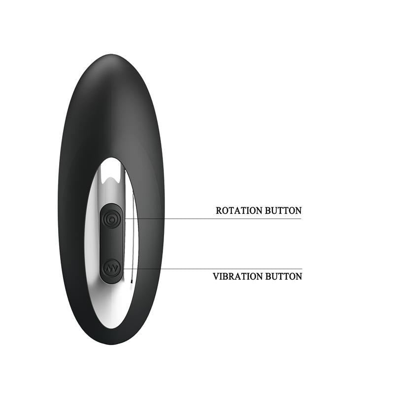 MR PLAY - PROSTATE MASSAGER WITH VIBRATION AND ROTATING BALLS