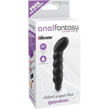 ANAL FANTASY COLLECT. - PROSTATE STIMULATOR RIBBED P-SPOT VIBE BLACK