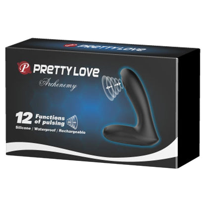 PRETTYLOVE - PROSTATIC AND ANAL STIMULATROR ARCHENEMY PULSING USB SILICONE