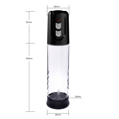 BOOST PUMPS - PSX10 AUTOMATIC PENIS PUMP CRYSTAL