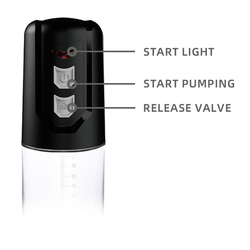 BOOST PUMPS - PSX10 AUTOMATIC PENIS PUMP CRYSTAL