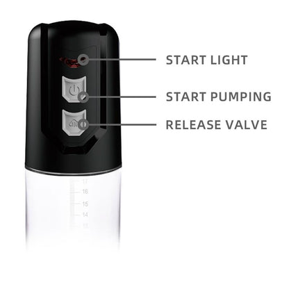 BOOST PUMPS - PSX10 AUTOMATIC PENIS PUMP CRYSTAL