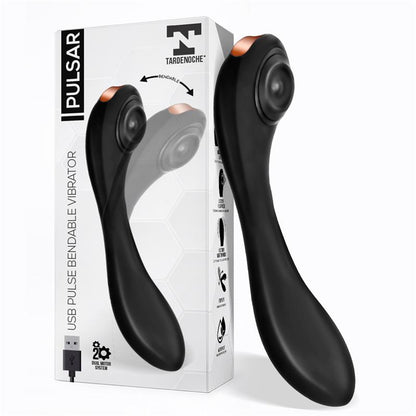 TARDENOCHE - PULSAR ARTICULATED SKELETON VIBRATOR WITH PULSATION SILICONE USB
