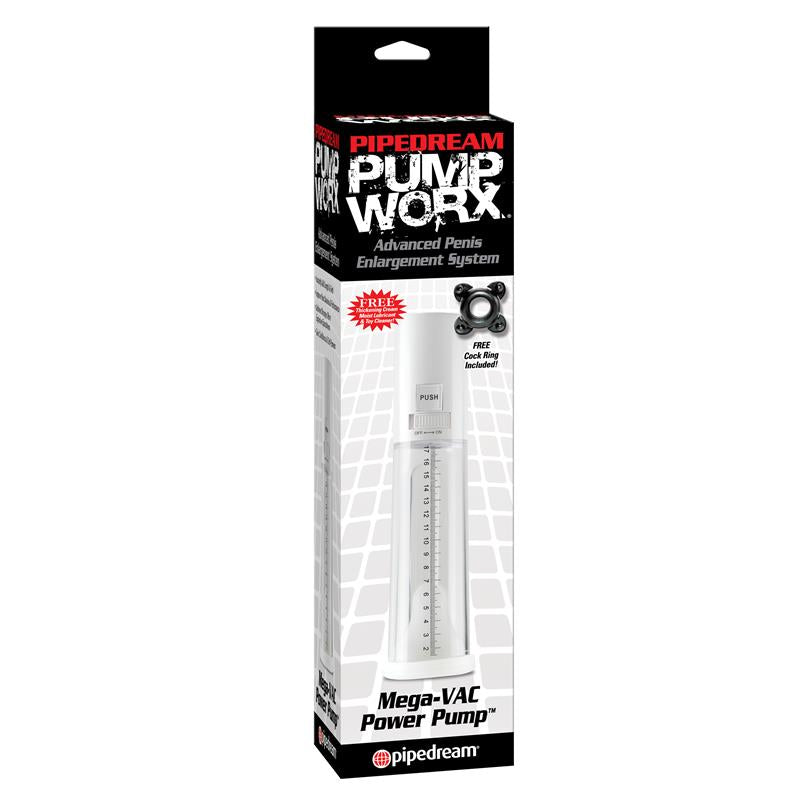 PUMPWORX - PUMP WORX MEGA-VAC POWER PUMP WHITE