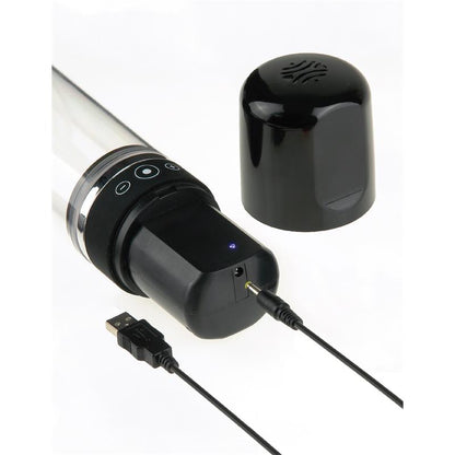 PUMPWORX - PUMP WORX RECHARGEABLE AUTO-VAC PENIS PUMP BLACK