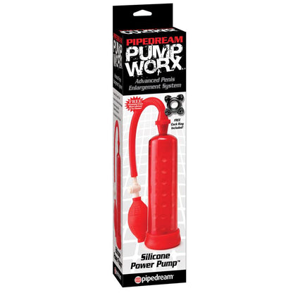 PUMPWORX - PUMP WORX SILICONE POWER PUMP RED