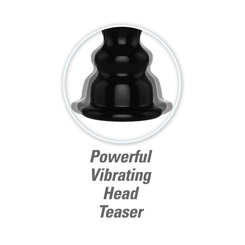 PUMPWORX - PUMP WORX ULTIMATE HEAD JOB VIBRATING PENIS PUMP BLACK