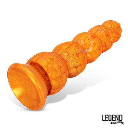 LEGEND - PUMPKRON PUMPKIN-SHAPED LIQUID SILICONE DILDO 19,7 CM