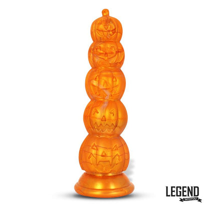 LEGEND - PUMPKRON PUMPKIN-SHAPED LIQUID SILICONE DILDO 19,7 CM