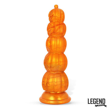 LEGEND - PUMPKRON PUMPKIN-SHAPED LIQUID SILICONE DILDO 19,7 CM