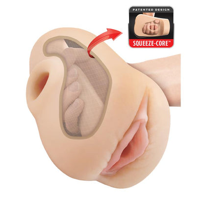PDX PLUS+ - PUSSY POUNDER SQUEEZE STROKER 18 CM
