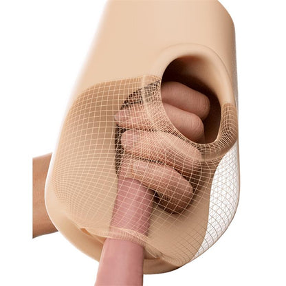 PDX PLUS+ - PUSSY POUNDER SQUEEZE STROKER 18 CM