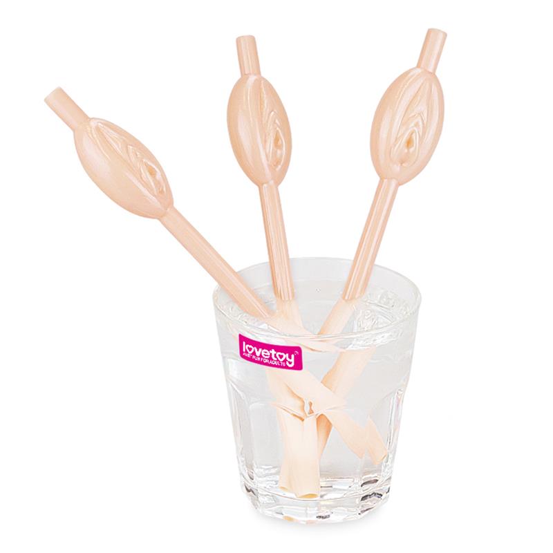 LOVETOY - PUSSY STRAWS PACK OF 9