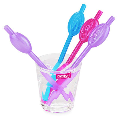 LOVETOY - PUSSY STRAWS PACK OF 9