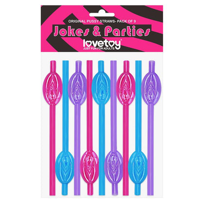 LOVETOY - PUSSY STRAWS PACK OF 9