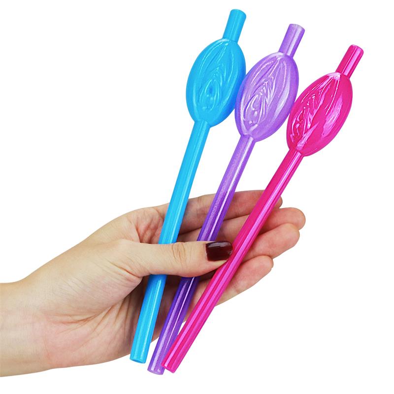 LOVETOY - PUSSY STRAWS PACK OF 9