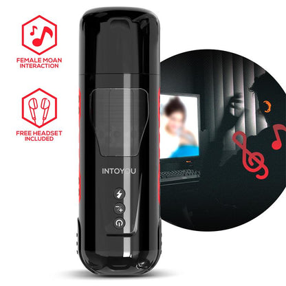 INTOYOU - PYRO ADVANCED THRUSTING, ROTATING AND MOANING MASTURBATOR
