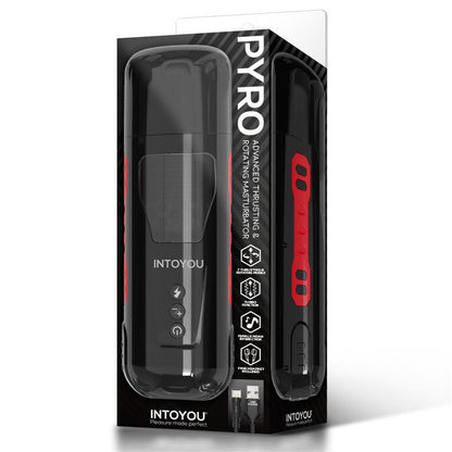 INTOYOU - PYRO ADVANCED THRUSTING, ROTATING AND MOANING MASTURBATOR
