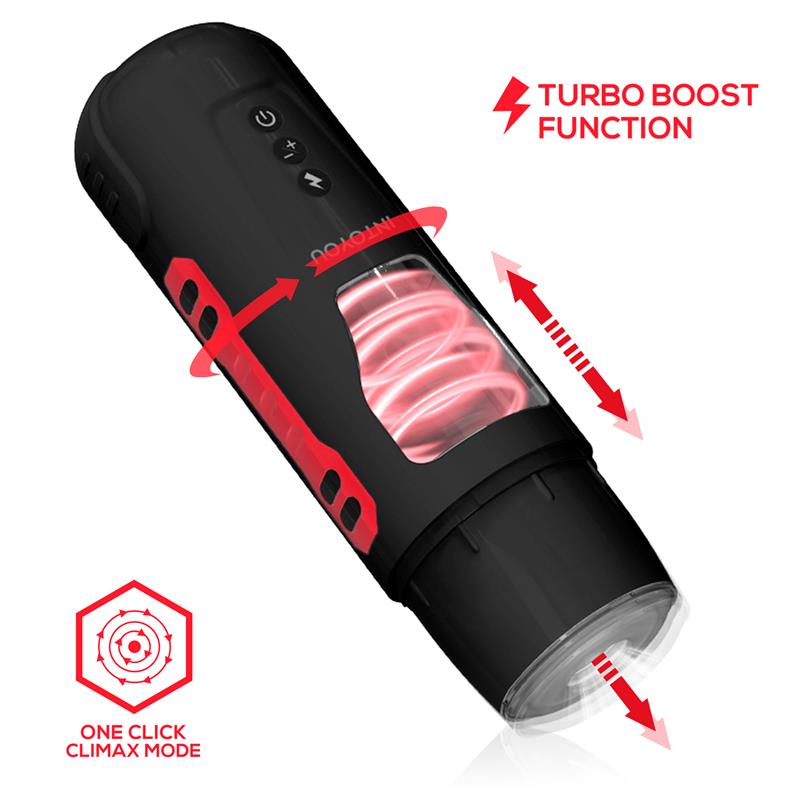 INTOYOU - PYRO ADVANCED THRUSTING, ROTATING AND MOANING MASTURBATOR