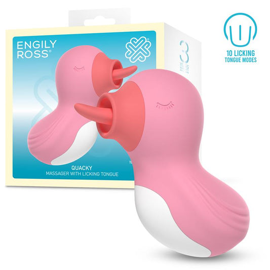 ENGILY ROSS - QUACKY MASSAGER WITH LICKING TONGUE