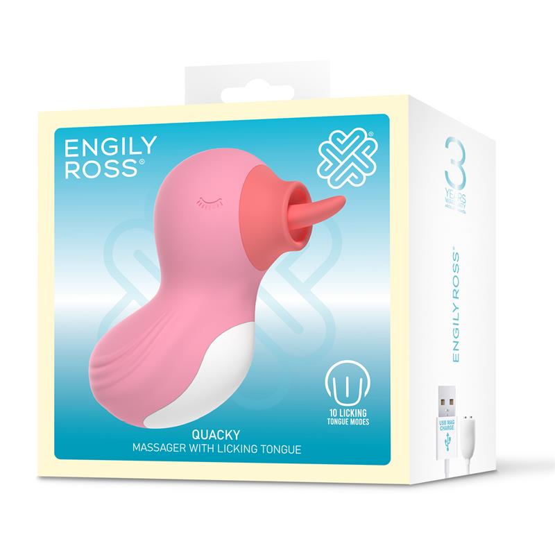 ENGILY ROSS - QUACKY MASSAGER WITH LICKING TONGUE