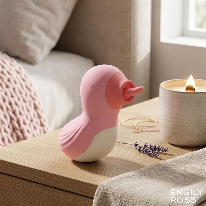 ENGILY ROSS - QUACKY MASSAGER WITH LICKING TONGUE