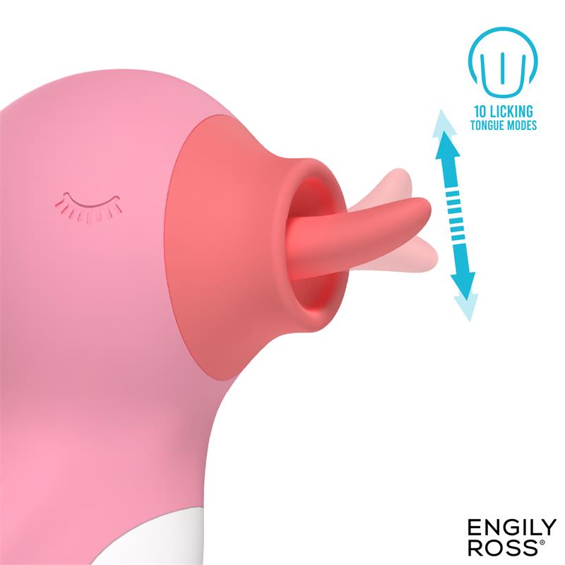ENGILY ROSS - QUACKY MASSAGER WITH LICKING TONGUE