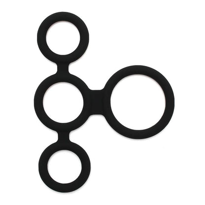 LATEX PLAY - QUATRO COCK RING AND BALL SPLITTER