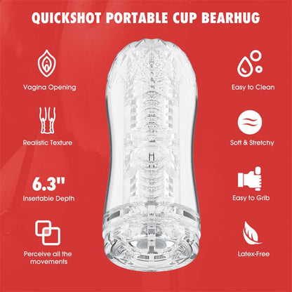 CHISA - QUICKSHOT PORTABLE CUP BEARHUG MASTURBATOR