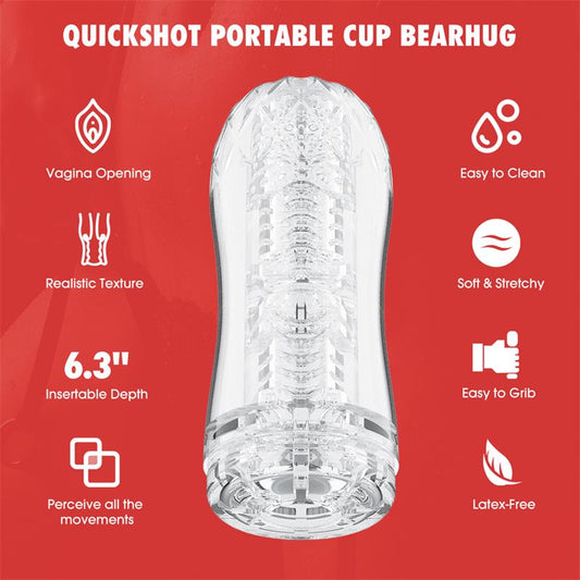 CHISA - QUICKSHOT PORTABLE CUP BEARHUG MASTURBATOR
